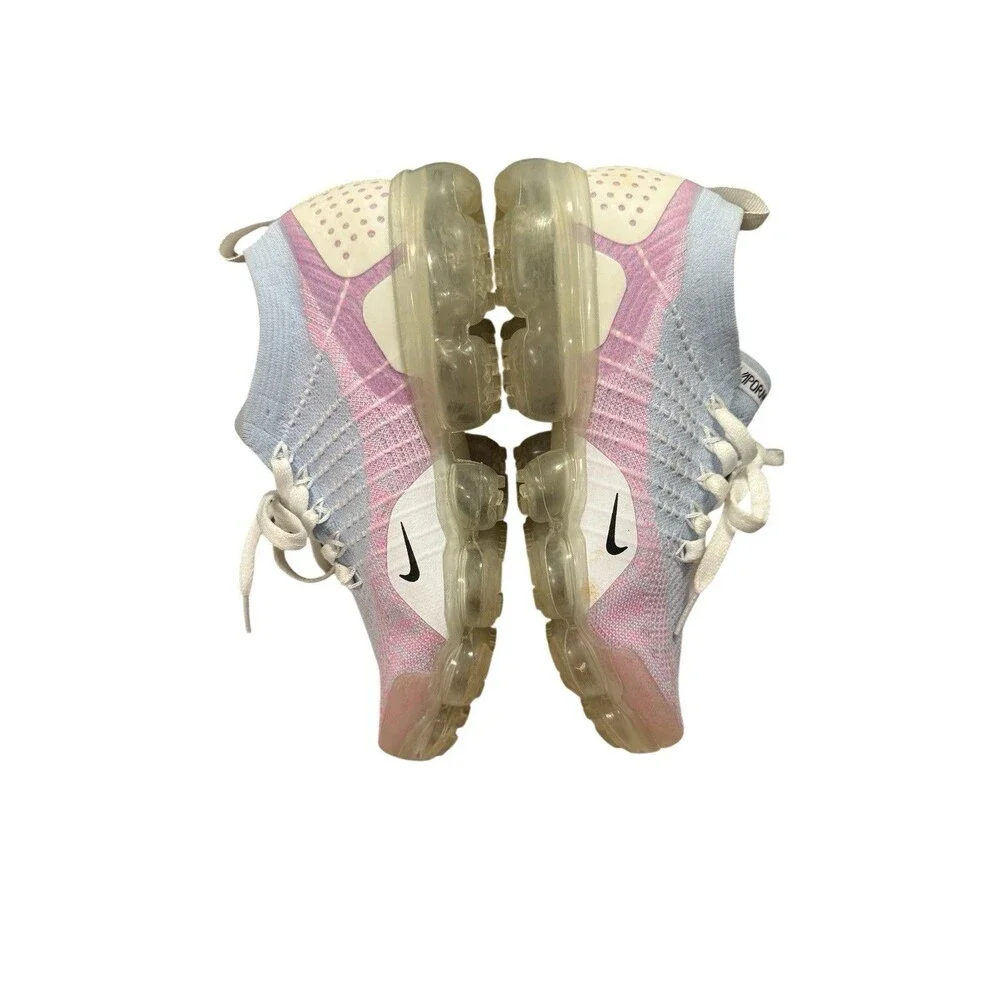 Nike Air Vapormax Flyknit 2 Hydrogen White/Pink‎ 942842-102 Size 8